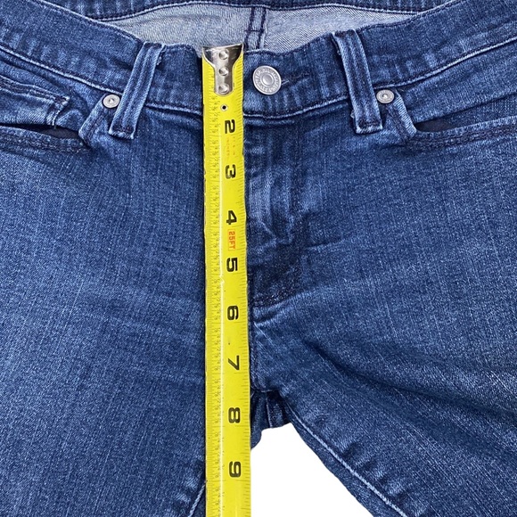 7 For All Mankind Straight Leg Jeans Low Rise, Medium Blue Wash - Picture 10 of 11